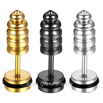 Gold Plated 2015 New Designs Ear Piercing Plugs Best Seller Piercing Fake Plugs